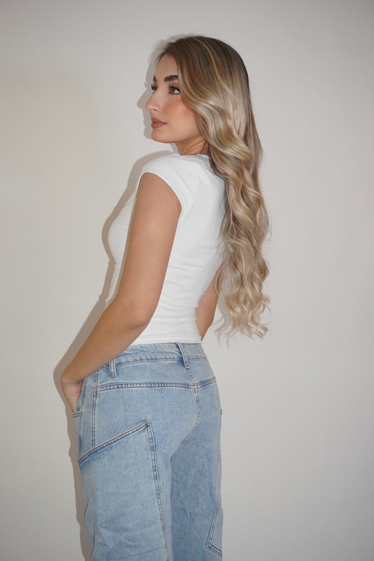 V-Neck Short Sleeve Top