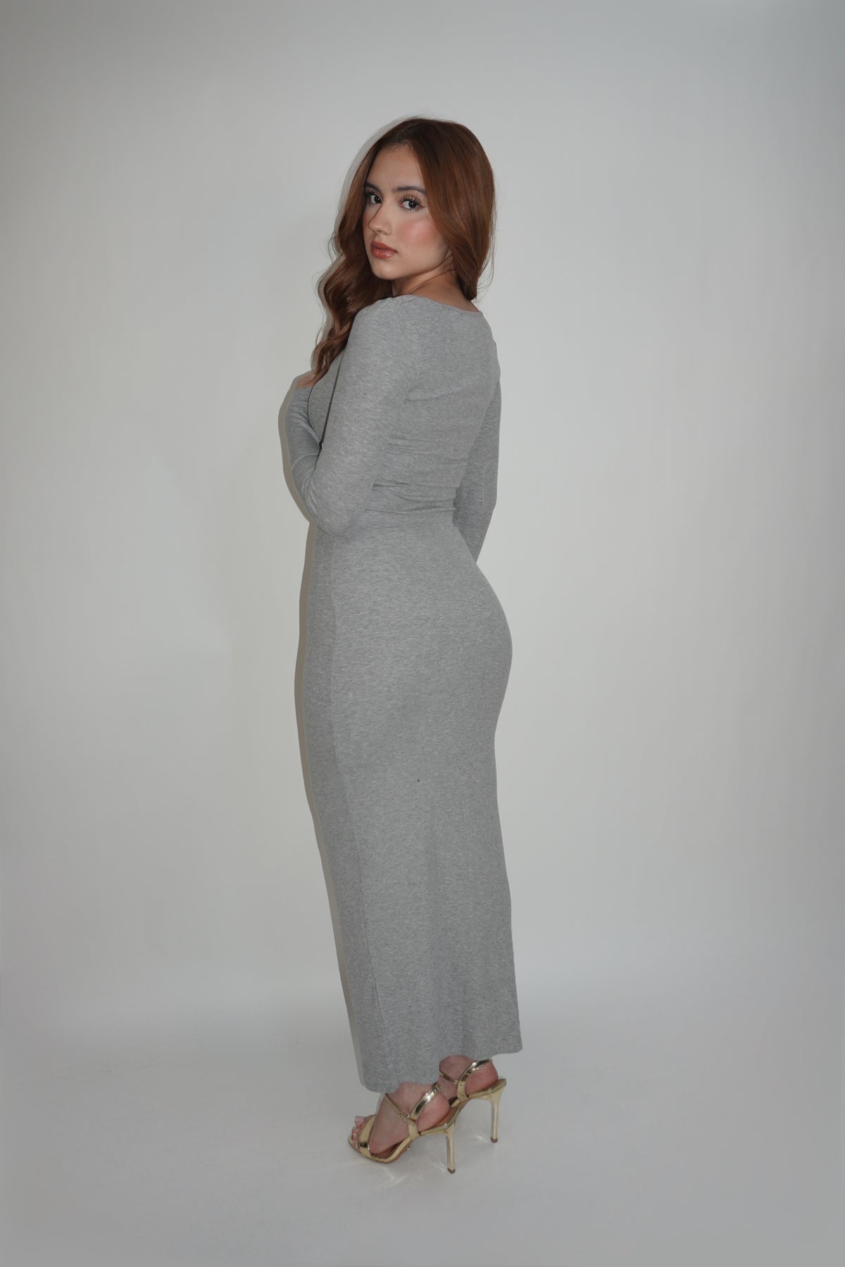 Knit Long Sleeve Dress