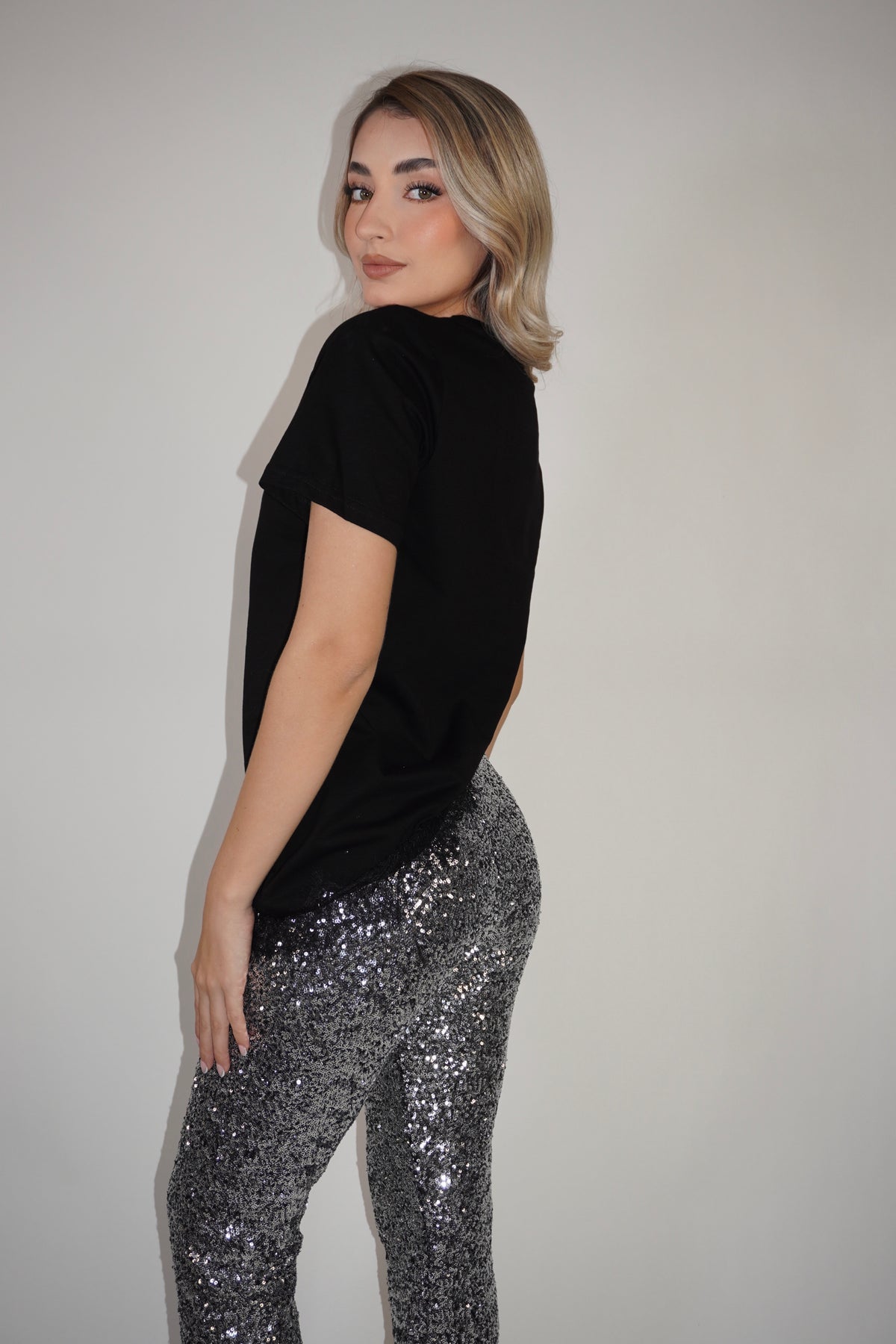 Cotton Short Sleeve Lace Top
