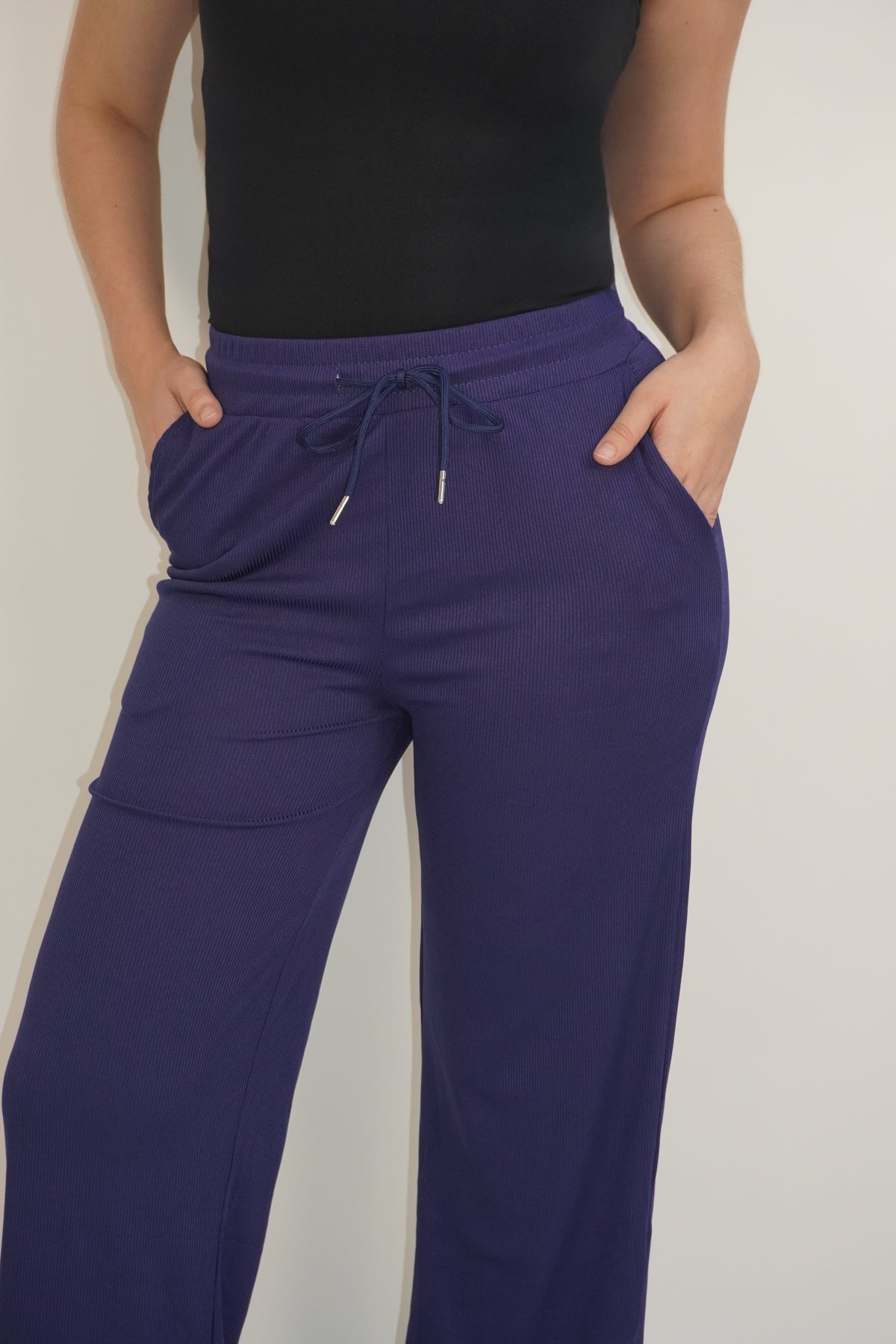 Adjustable Pocket Wide Leg Pants