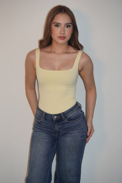 Lycra Strap Open Black Bodysuit