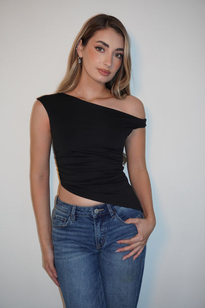 New Asymmetrical Non-Stretch Top