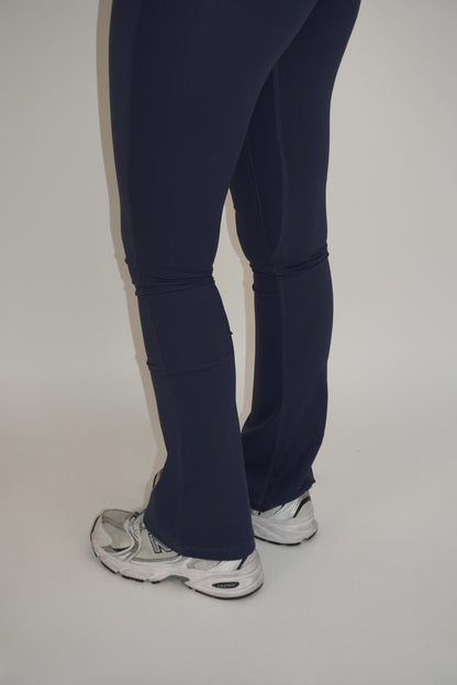 Lycra Flare Yoga Pants With Push Up