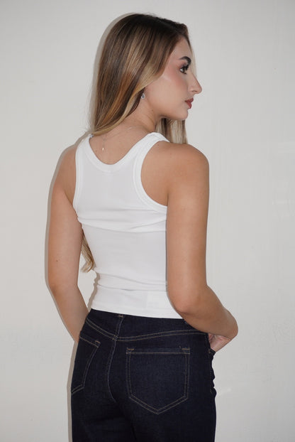 Emilie Lycra Basic Tank Top