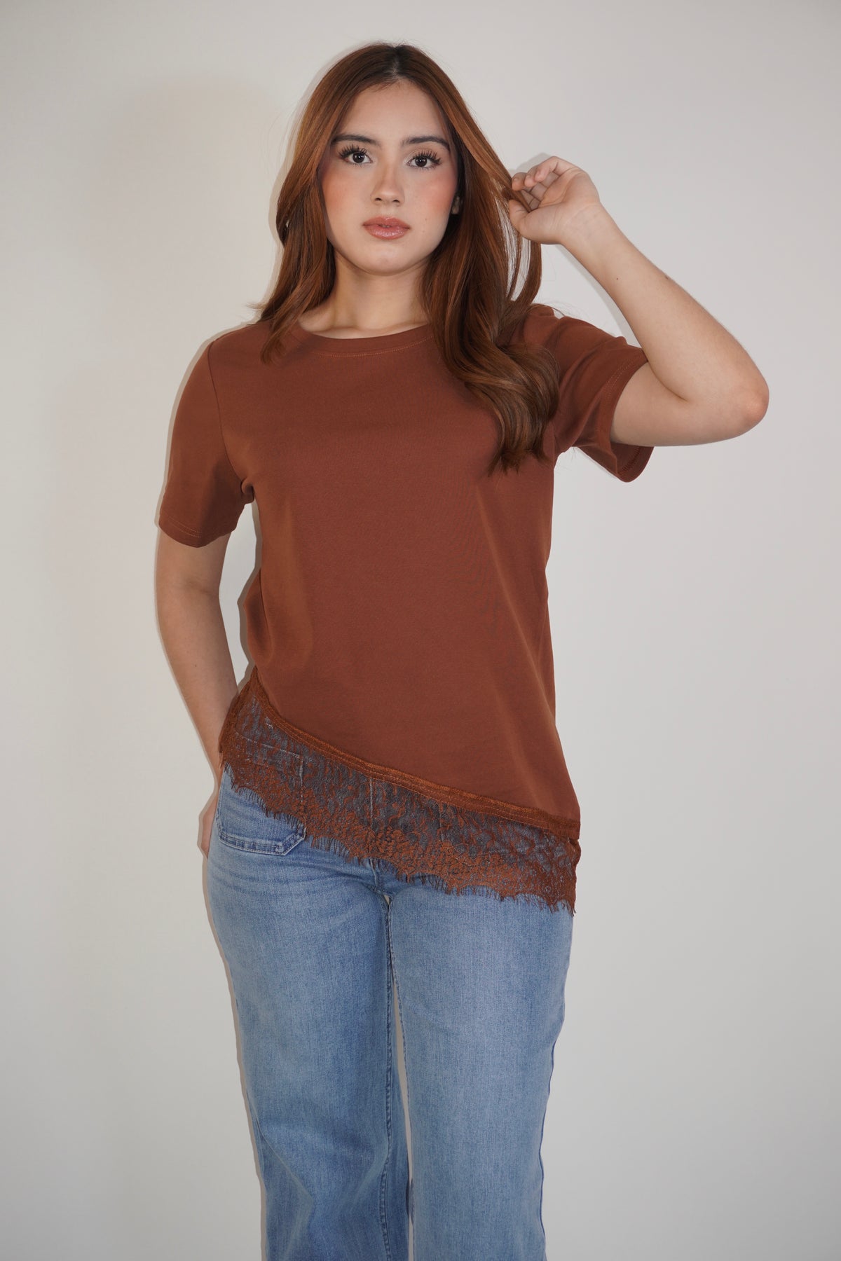 Cami T-Shirt With Lace