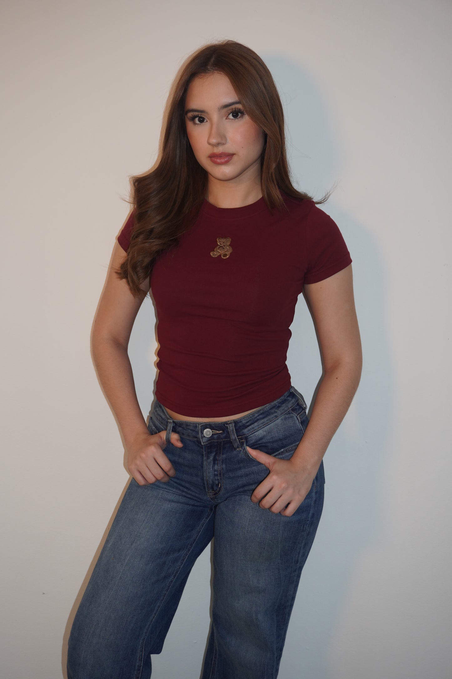 Bear Cotton Cami With Spandex