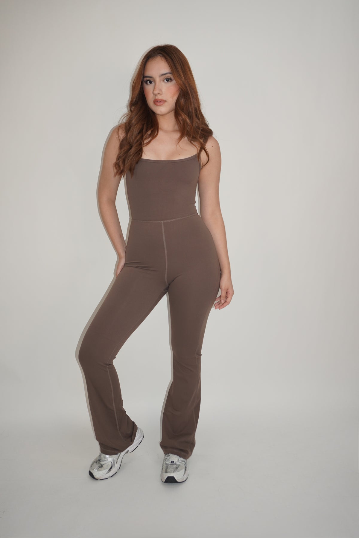 Flared-leg Jumpsuit