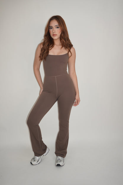 Flared-leg Jumpsuit