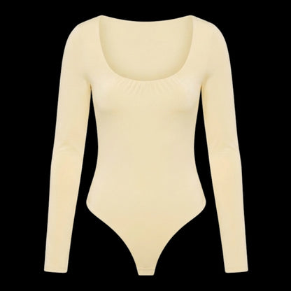 New In Long Sleeve Lycra Bodysuit