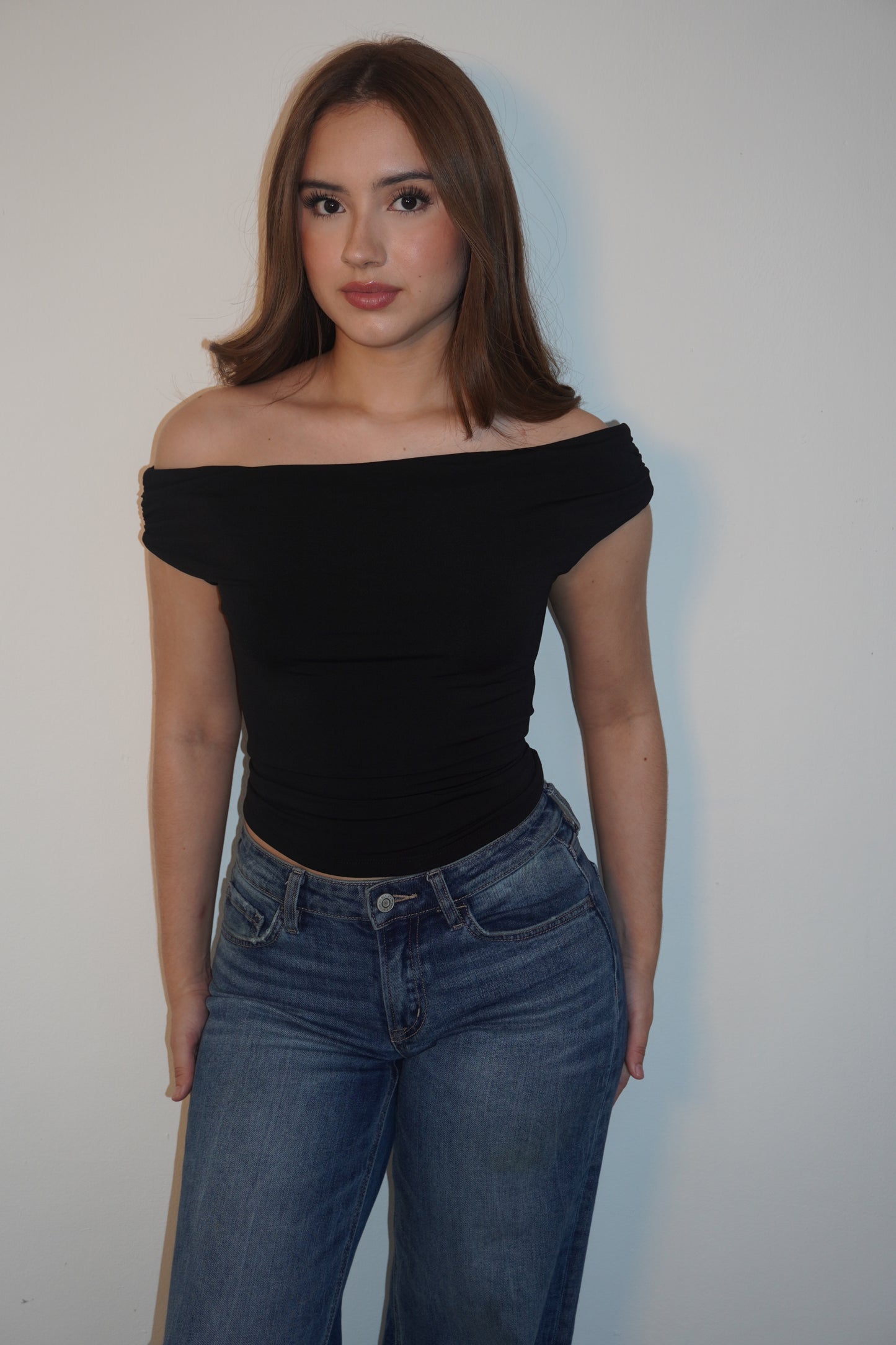 Asymmetrical Lycra Cotton Top
