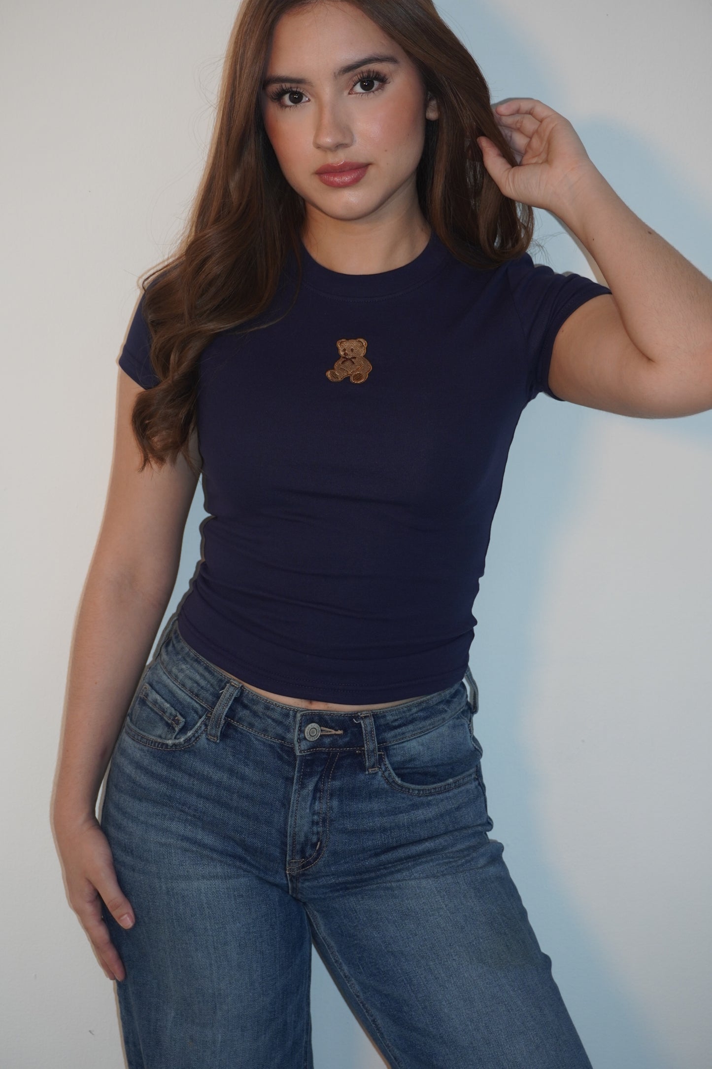 Bear Cotton Cami With Spandex