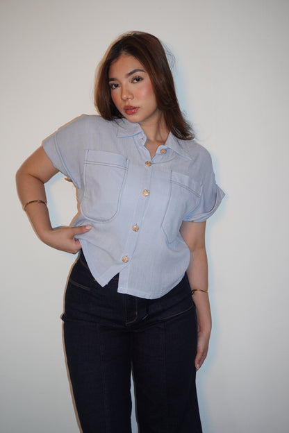 Short-Sleeve Button-Down Shirt