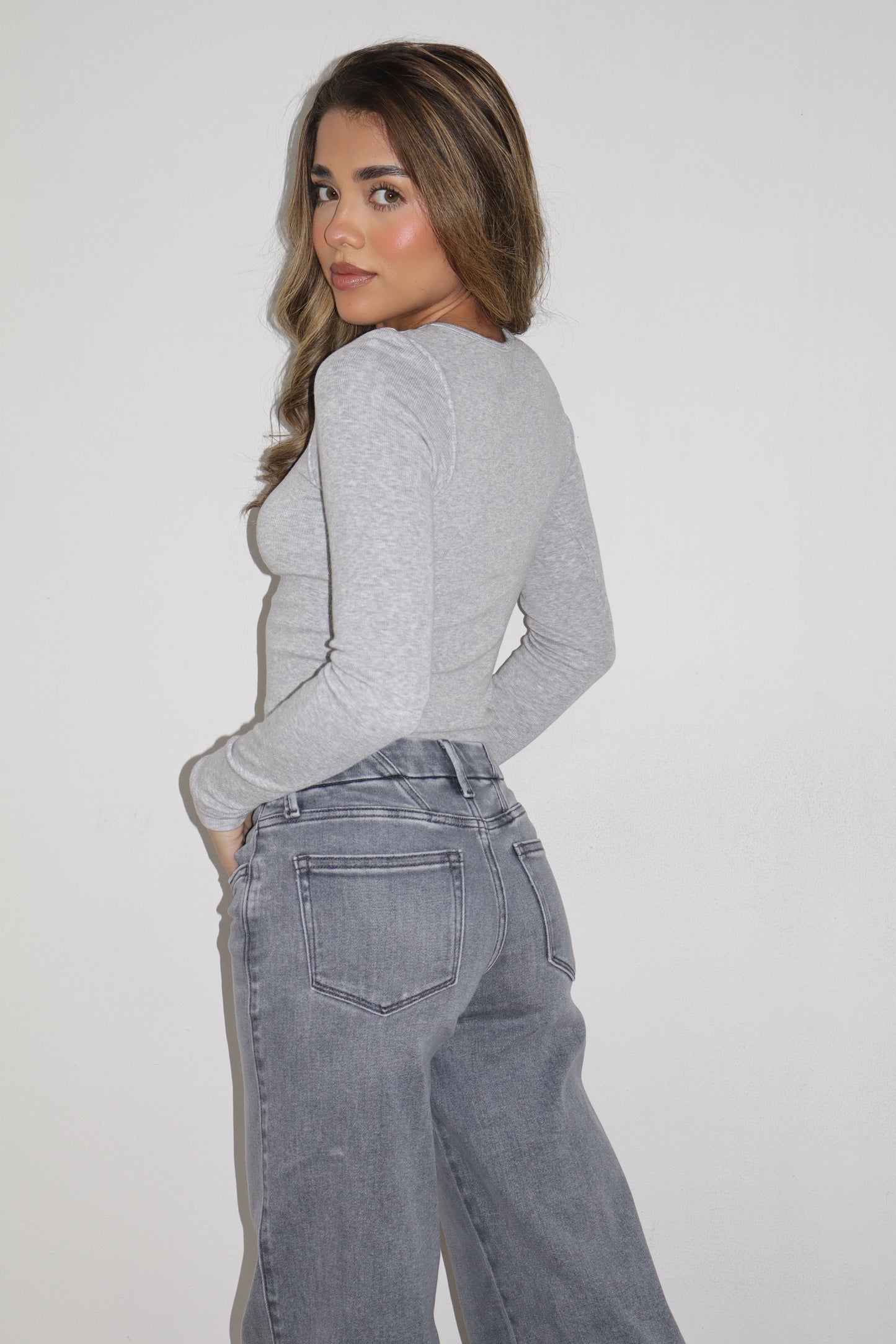 Lycra Long Sleeve Basic Top