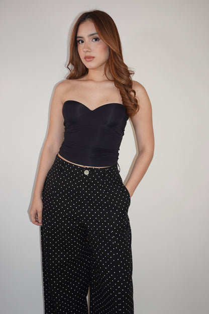 Seamless Top With Removable Straps
