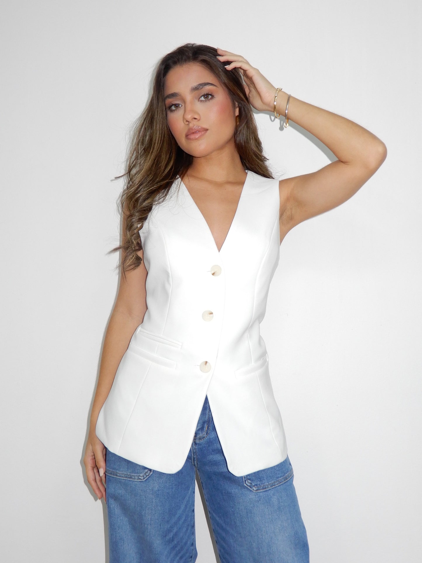 Sleek Structured Vest Top