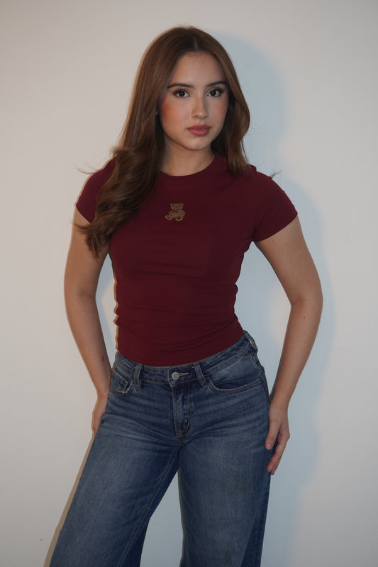 Bear Cotton Cami With Spandex