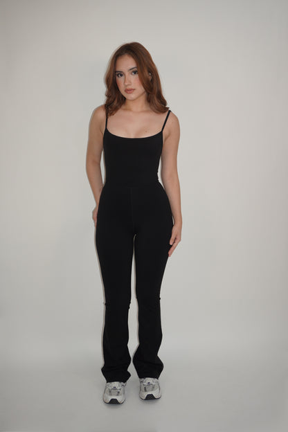 Flared-leg Jumpsuit
