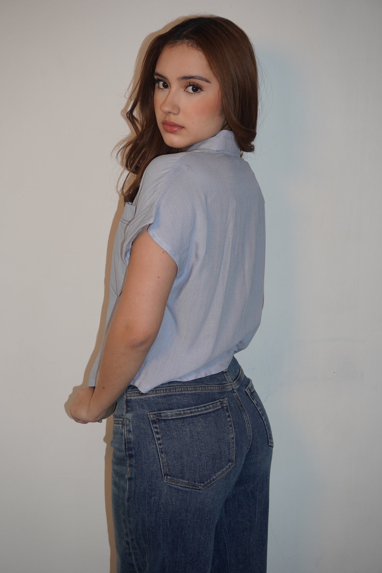 Short-Sleeve Button-Down Shirt