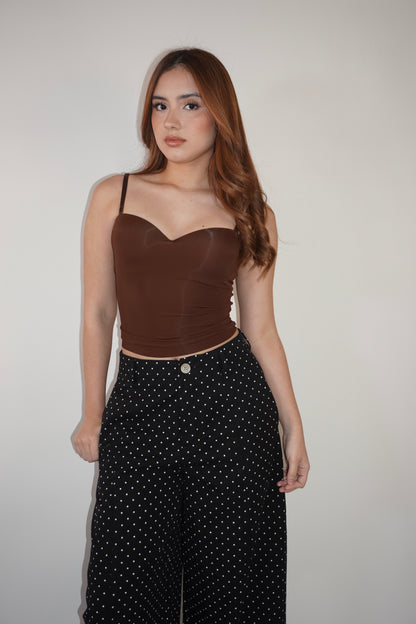 Seamless Top With Removable Straps