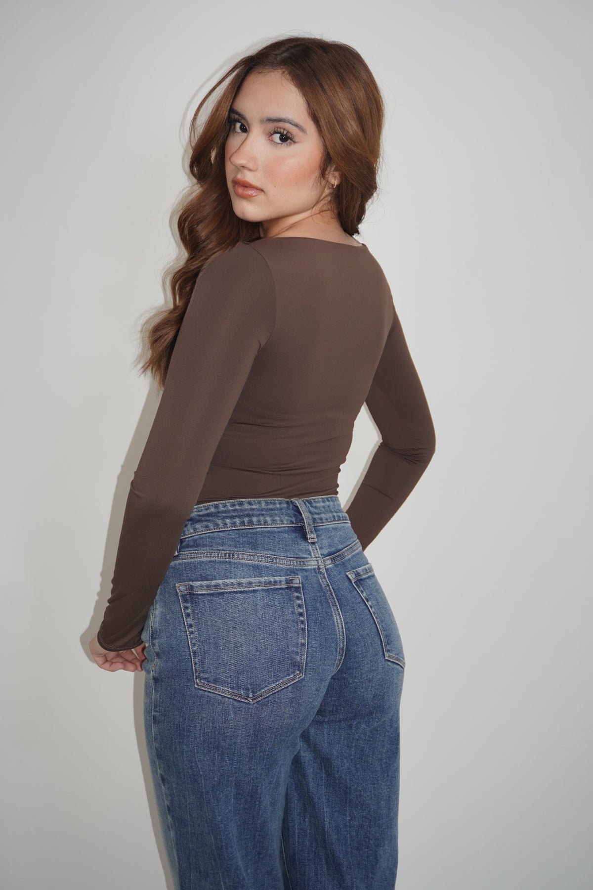 Boatneck Long Sleeve Bodysuit