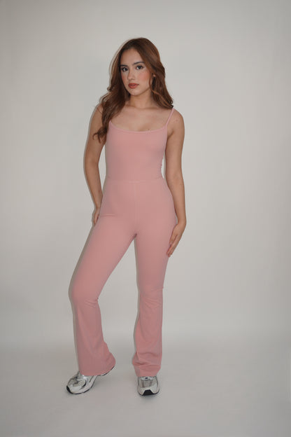 Flared-leg Jumpsuit