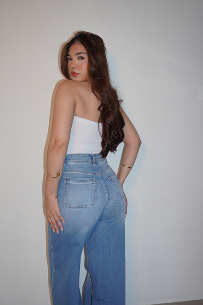 Light Blue Denim Stretchy Jeans