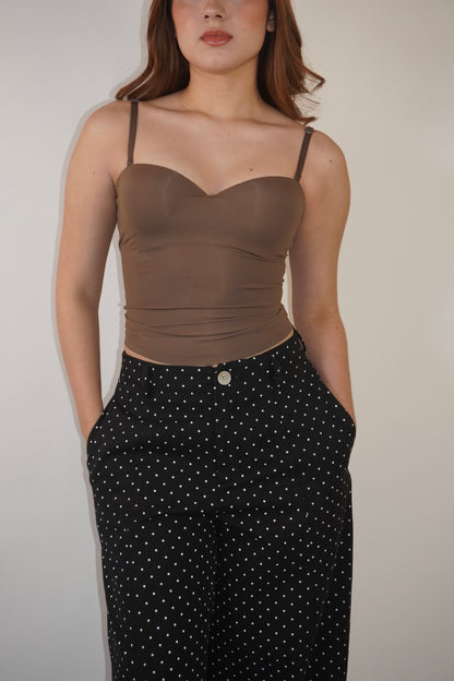 Seamless Top With Removable Straps