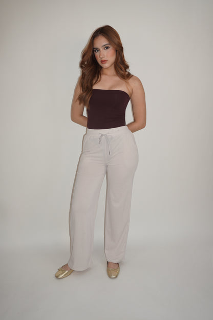 Adjustable Pocket Wide Leg Pants