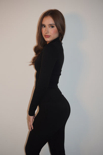 Lycra Cotton Two Pieces Flare Set