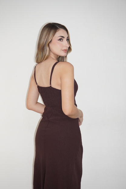 Maxi V Cut Dress