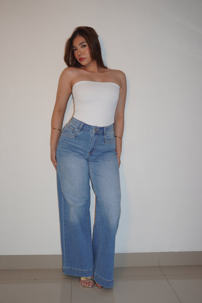 Light Blue Denim Stretchy Jeans
