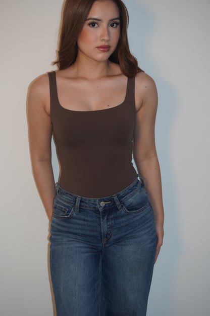 Lycra Strap Open Black Bodysuit