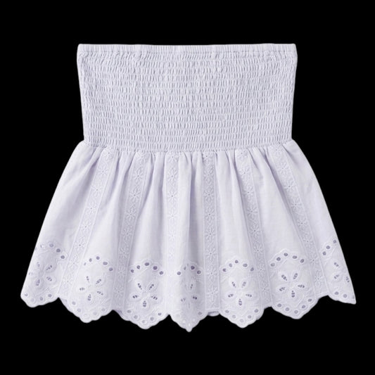 New In Peplum Linen Tube Blouse