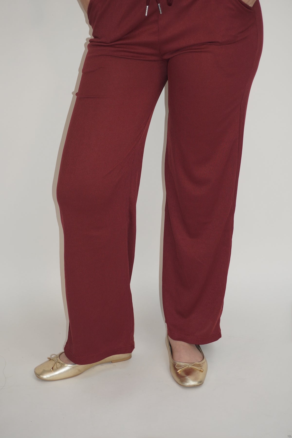 Adjustable Pocket Wide Leg Pants