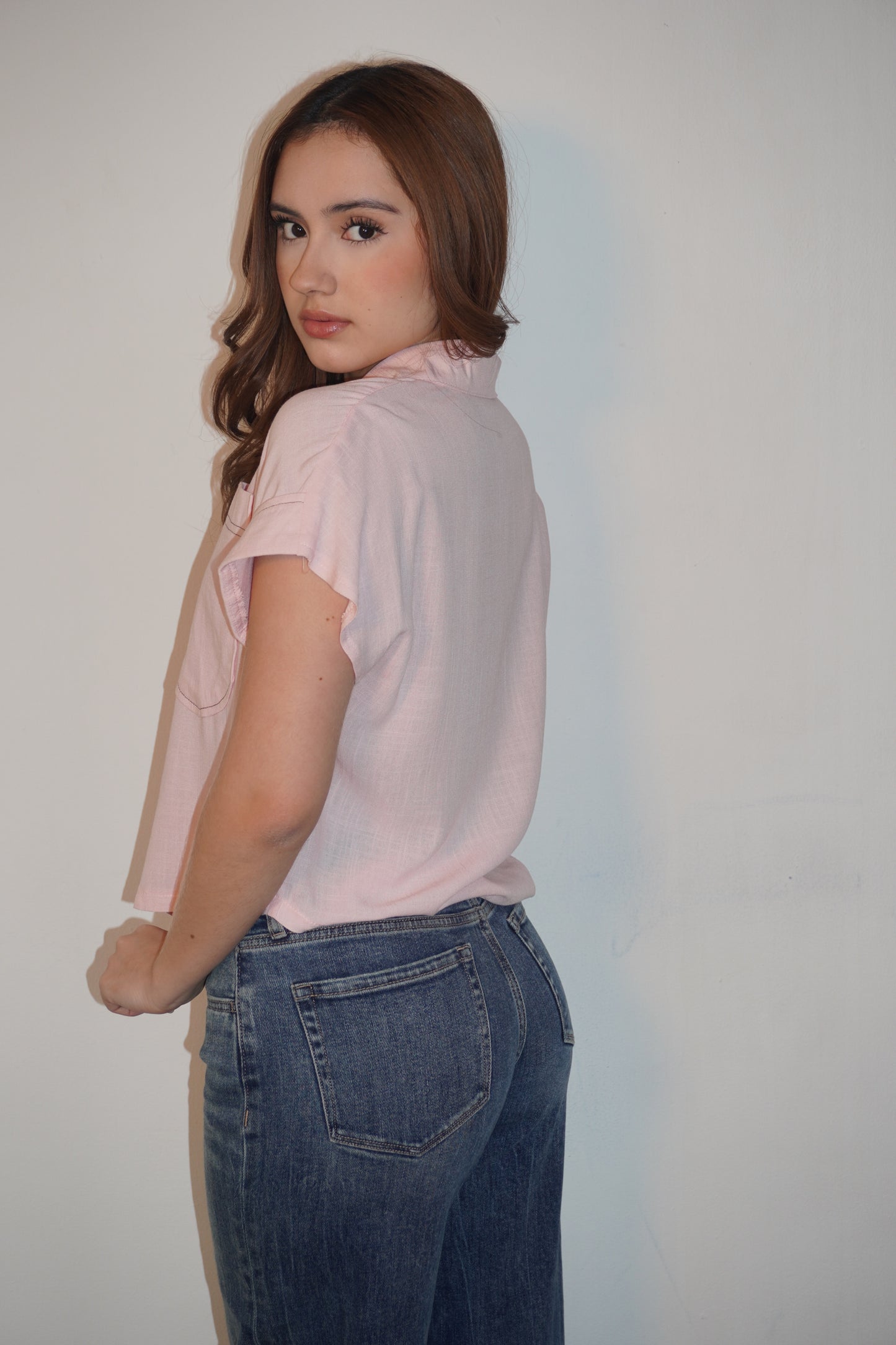 Short-Sleeve Button-Down Shirt