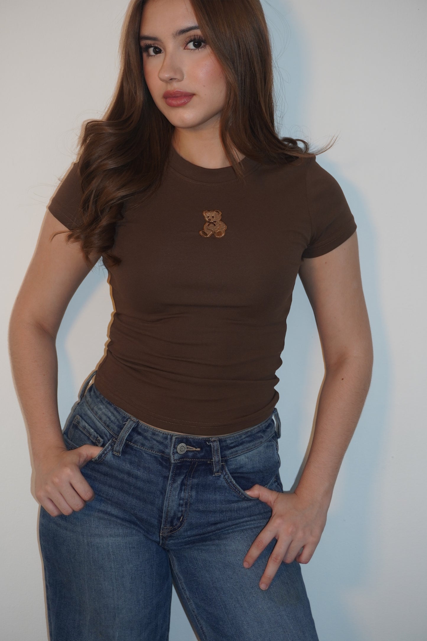 Bear Cotton Cami With Spandex