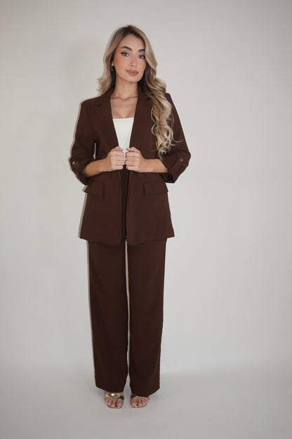 Casual Blazer And Pants Suit
