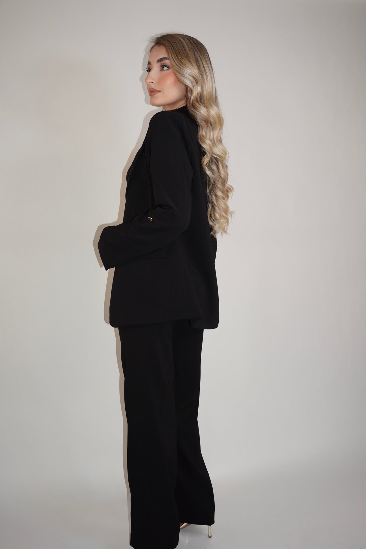 Casual Blazer And Pants Suit