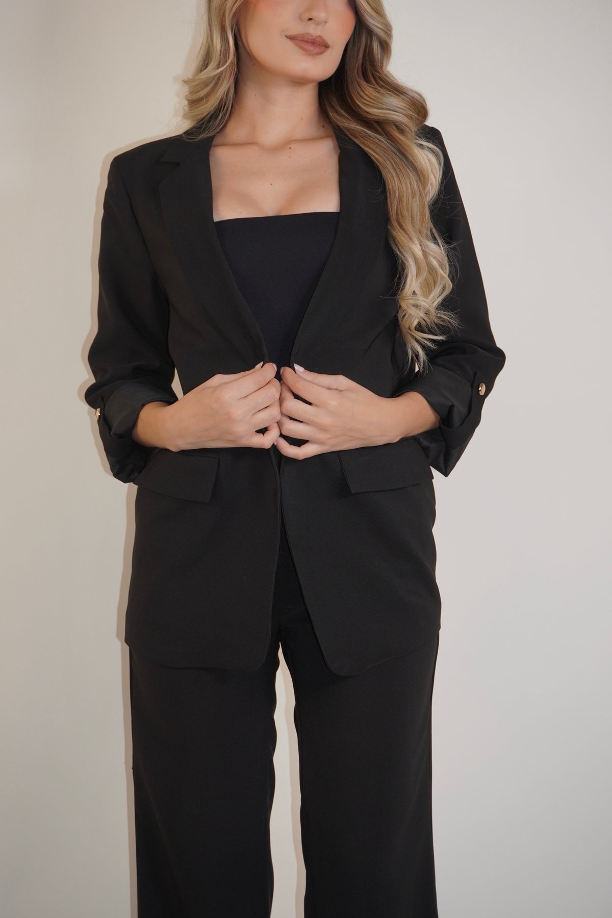 Casual Blazer And Pants Suit