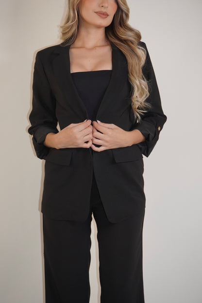 Casual Blazer And Pants Suit