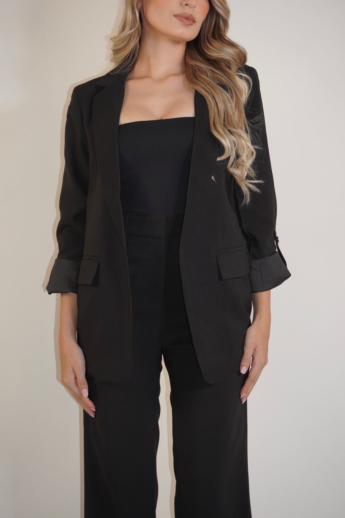 Casual Blazer And Pants Suit