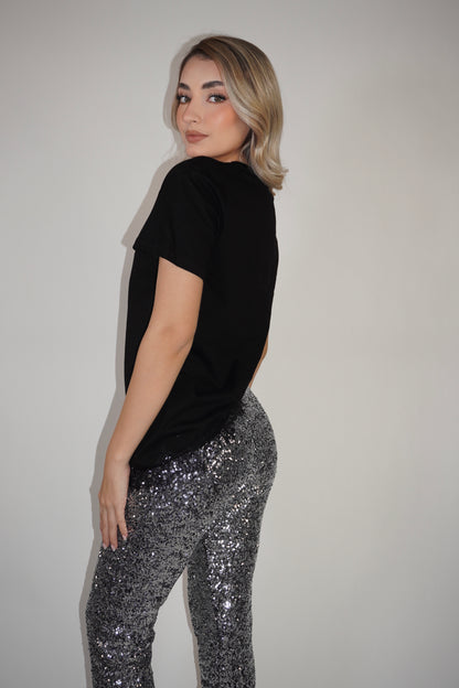 Cotton Short Sleeve Lace Top